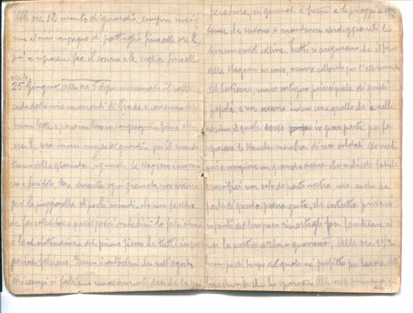 Diario 25 giugno 1915