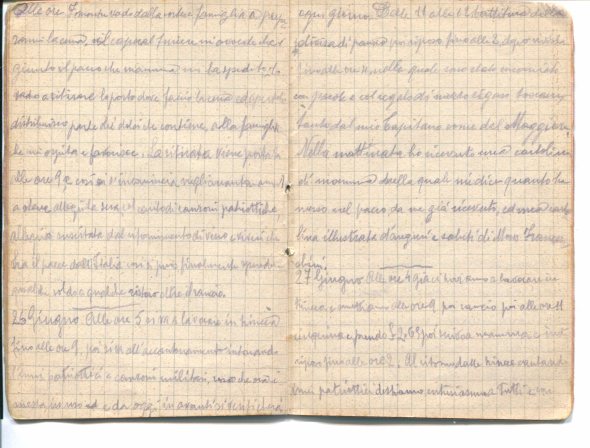 Diario 26 giugno 1915