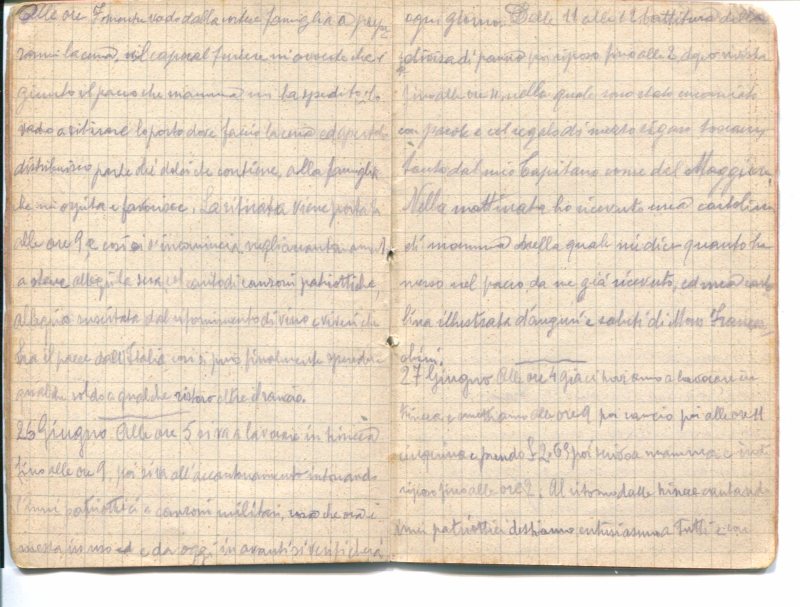 Diario 26 giugno 1915