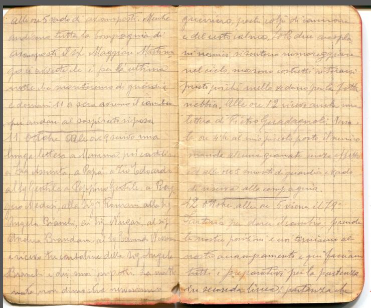 diari 11 ottobre 1915