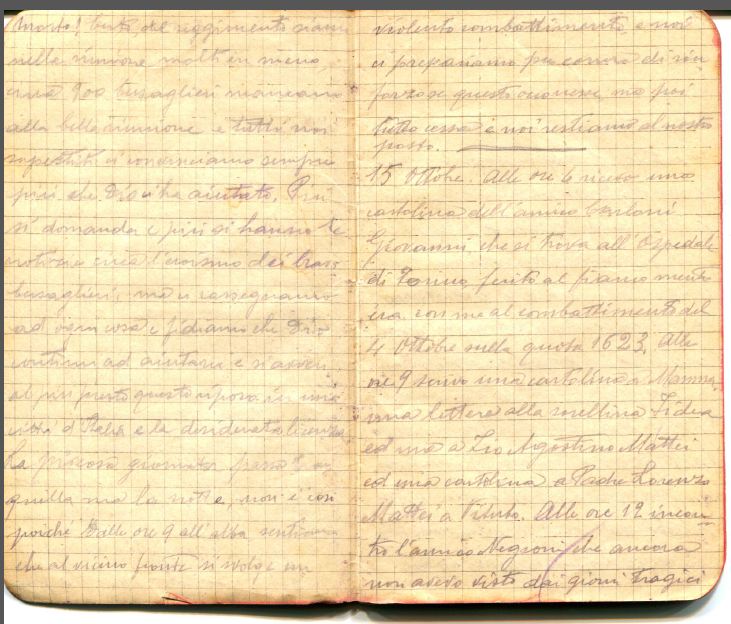 diari 15 ottobre 1915