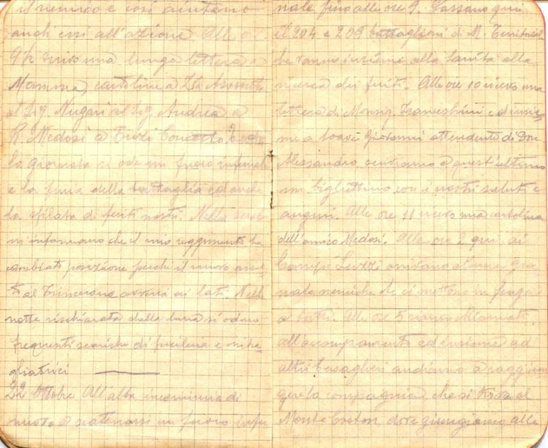 diari 22 ottobre 1915