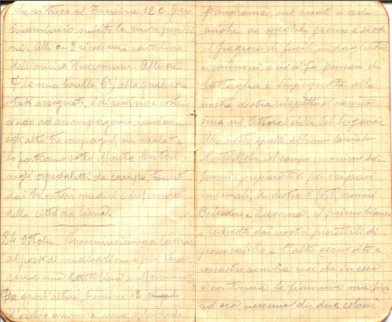 diari 24 ottobre 1915