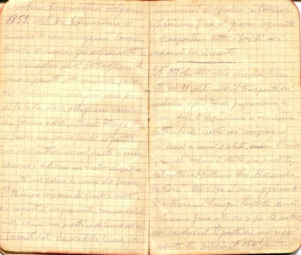 diari 25 ottobre 1915