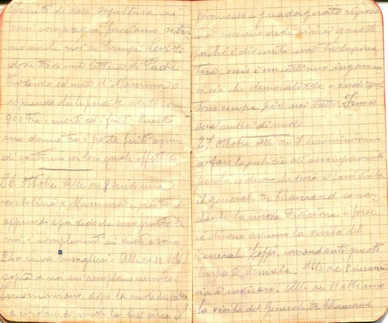 diari 26 ottobre 1915