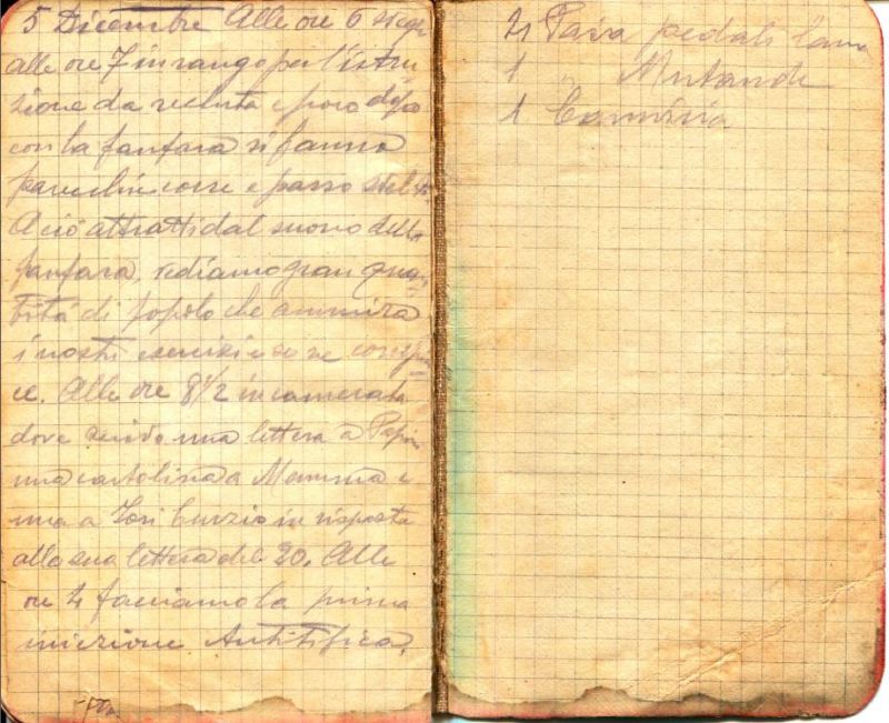 diari 05 dicembre 1915