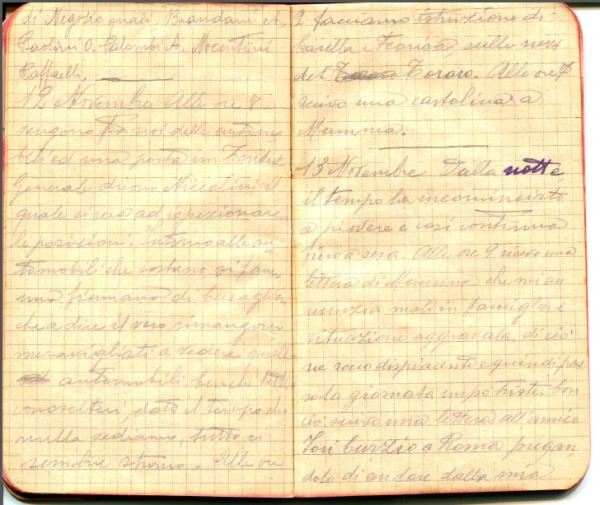 diari 12 novembre 1915