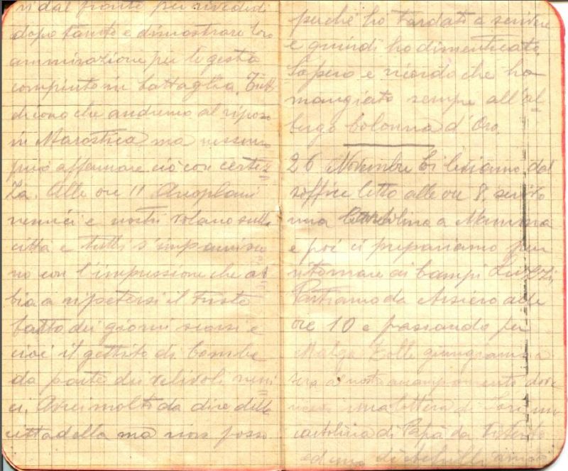 diari 26 novembre 1915