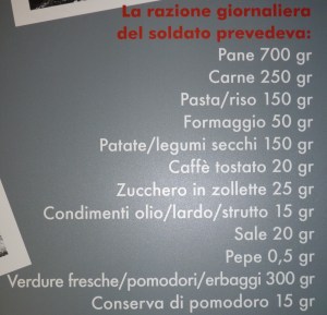 La razione giornaliera